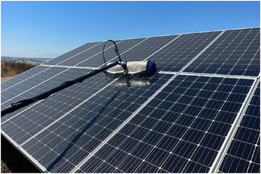 solar panel cleaning